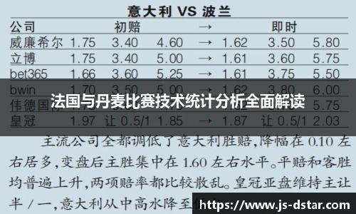 法国与丹麦比赛技术统计分析全面解读